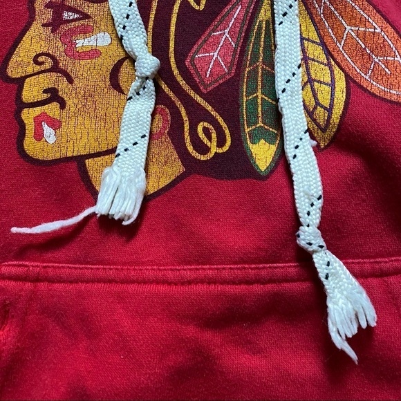NHL Chicago Blackhawks Bobby Hull 9 Alumni Game Hoodie Sz S - Picture 4 of 12